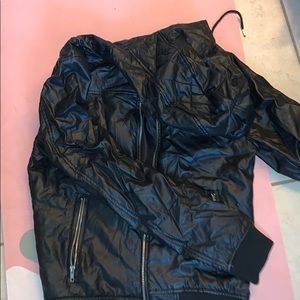 Faux leather jacket
